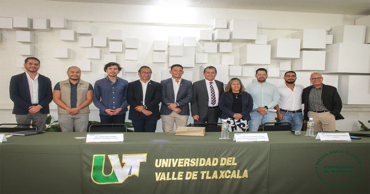 Presentación del primer Capítulo Universitario de Coparmex Tlaxcala.