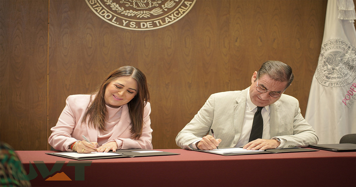 Firma de Convenio de Colaboración entre la Universidad del Valle de Tlaxcala y el Poder Judicial del Estado de Tlaxcala